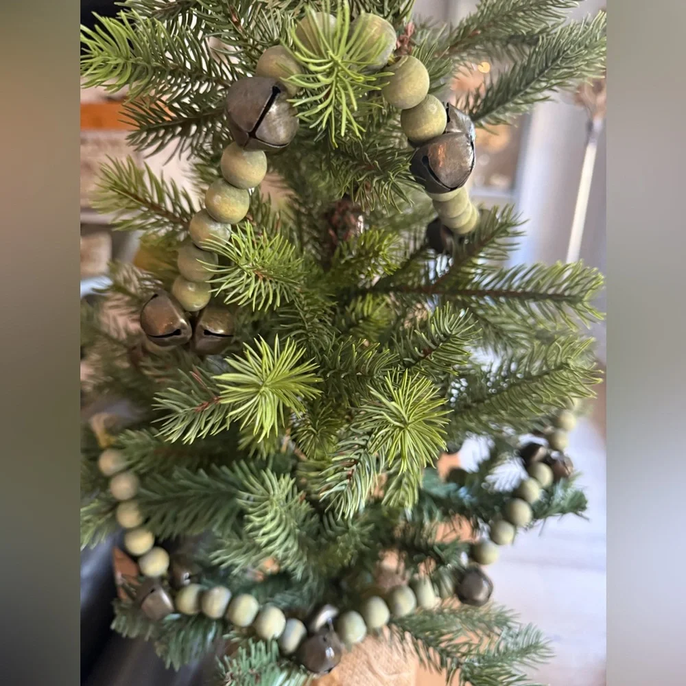 Creative Co-Op Green and Brown Holiday Garland